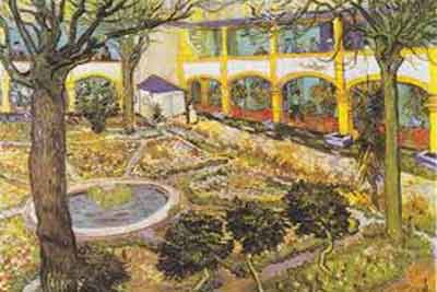 Jardim - Quadro de Vicente Van Gog